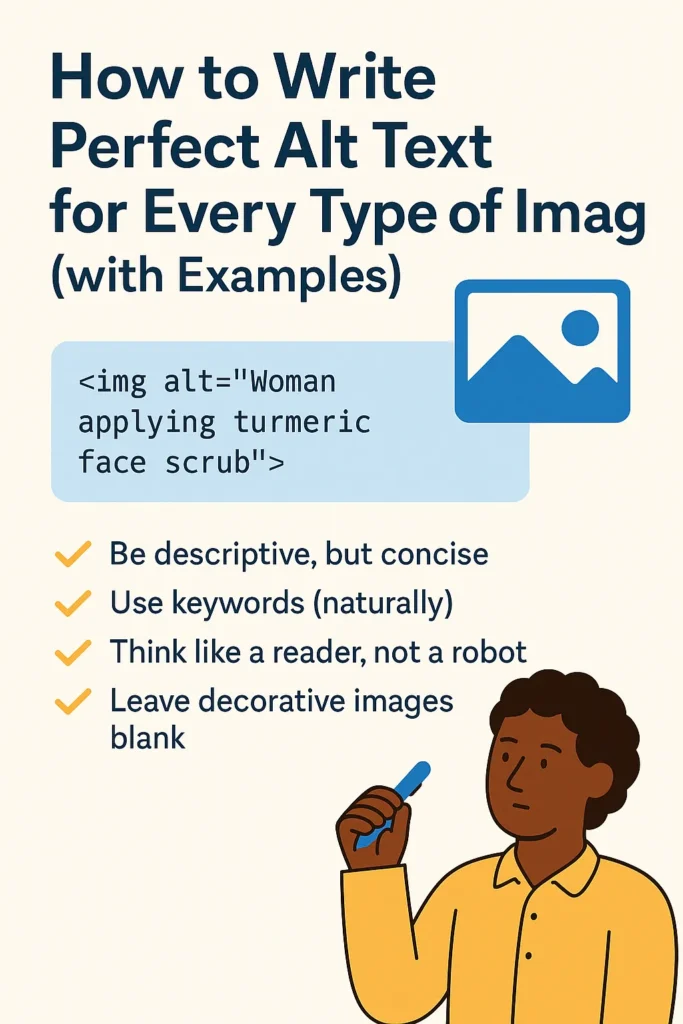How to Write Perfect Alt Text for Every Image Type